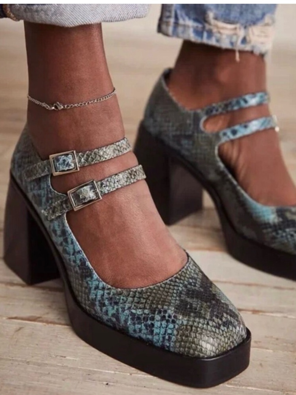 Free People Ruby Platform Mary Jane Shoes 7 37